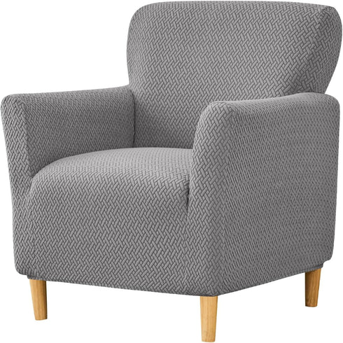 HAOYONG Banquet Armchair Slipcover - Premium Stretch Jacquard Chair Cover, 1-Piece, Removable,