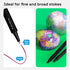 12 1mm ARTISTRO Metallic Paint Pens for Glass Marking, Rock Painting, Ceramic, Wood, Fabric, Scrapbooking, DIY Craft
