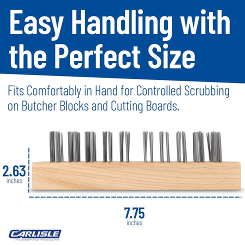 4578100 Carlisle FoodService Products Butcher Block Scrub Brush