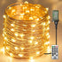 Plug-in Fairy Lights, 164 Ft 500 LED String Light with Remote, 8