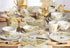 Set 4 6" Bee Sweet of Ceramic Ice Cream Bowls Farmhouse Bee & Floral Design, Perfect for Ice Cream, Cereal, Soup