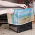 Beach Starfish Print Toaster Cover, Anti-Dust and Fingerprint, Decorative Kitchen Small Appliance Cover