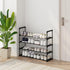 4-Tier 20 Calmootey Shoe Rack, Tall Large Capacity Pairs Shoes Storage Organizer, Stackable Wide Shoe Shelf