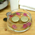 Zest Candle 24-Piece Floating Candles, 2.25-Inch, Metallic Gold