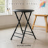 225lb Counter (24-Inch, Lavish Home Backless Folding Stool with Capacity for Kitchen or Rec Room - Portable Indoor Bar