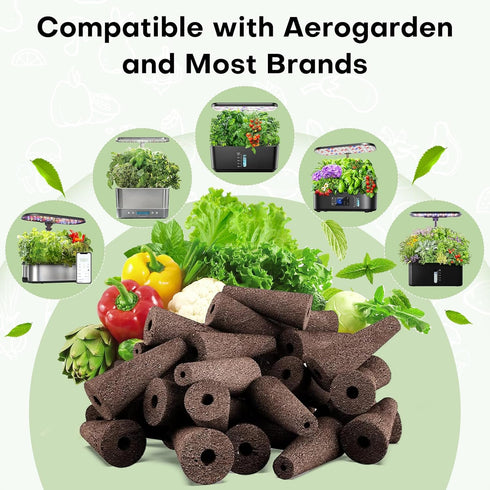 120 Systems,120 120 Ahopegarden Pcs Seed Pod Kit for Aerogarden, Highly Breathable Hydroponics Replacement Pods