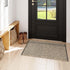 LEEVAN Small Bathroom Rug 2' x 3', Washable Natural Entryway Rug, Low Profile Reversible Mat for Bedroom/Porch