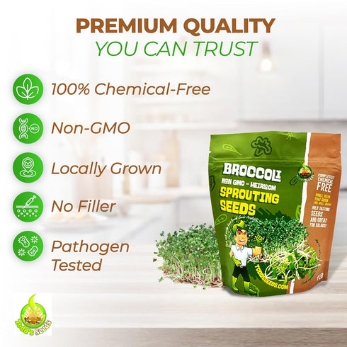 1 lb Todd's Seeds Broccoli and Friends Sprouting Seed Mix