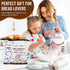 2 Packs Bread Bags, Bread Bags for Homemade Roti, Reusable Sourdough Storage Bag With Zipper, Large Freezer Container