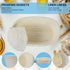 BACCZZY 3Pcs 10 inch Banneton Bread Proofing Basket, Oval Banneton Basket,Sourdough Proofing Basket,Bread Bowl Handmade