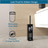 BVL Toilet Brush and Holder Set, Black Freestanding for Bathroom