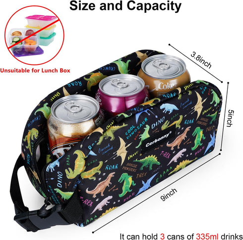 Cerbonny Freezable Cooler Bag for Work/School Travel - Mini Insulated Bag Fit For Yogurt