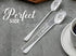 Engraved Ice Cream Spoons, Gifts for Couple, 2 Pcs Stainless Steel Coffee Spoon for a Lifetime Together