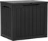 YITAHOME 30 Gallon Outdoor Storage Box, Small Water Resistant Resin Deck Box,