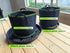 NIMYAU Stand,4-Pack 14 inch, Plastic Plant Saucer Elevated Plant Saucer Self-Watering Fabric Pot Base, Use Nonwoven