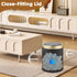 3.7 Automatic Bathroom Trash Cans Touchless, Gallon Modern Motion Sensor Trash Can with Lid,Diaper Trash Bin,Plastic