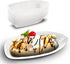MT Products Clear Plastic Disposable Banana Split Boats, 8 oz (30 Pieces) - Great Party Dish, Made in the USA