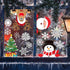 Joy Bang 300 Pcs Christmas Window Clings, Winter Snowflake Stickers, Holiday Decor for Home & Office