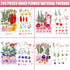 Nuanchu 200 Pcs Dried Pressed Flowers for Crafts, Natural Real Leaves Bulk for DIY Art Jewelry Making