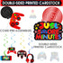 Video Game Birthday Hanging Swirls, 20Pcs Red Video Game Party Decorations for Ceiling Streamers