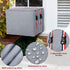 UNUN Window Air Conditioner Covers for Outside, AC Unit Covers Outdoor 25.5W x 17H x 21D Inches
