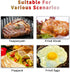 Small Stainless Steel Metal Spatula Turner, 7.87 Inch Non-Slip Handle Cooking Utensils for Flipping Eggs Pancakes