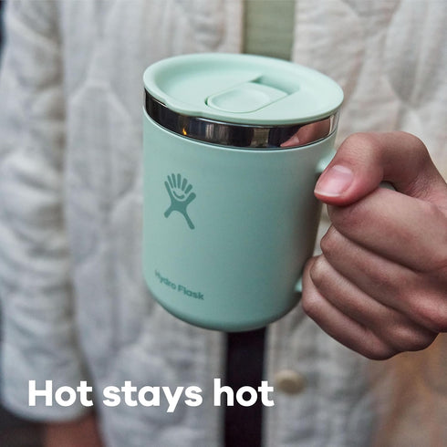 6 Oz Hydro Flask Coffee Mug Insulated Stainless Steel, Non Spill, Leak Resistant Travel Mug Oat Tan