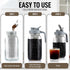 Zulay Premium Cold Brew Coffee Maker, 64oz Mason Jar Pitcher with Extra-Thick Glass & Stainless Steel Filter