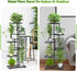 Facofaco 6 7 Tier Potted Metal Plant Stand Indoor with Gardening Tools and Gloves, Corner Tall Tiered Plant Shelf