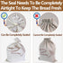 Uroibmek 3-Pack Bag(17x13 Bread Bags for Homemade Bread Sourdough with Inner Lining, Linen Breads Bags Keeps Breads