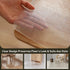 3'5' Clear Plastic Area Mat for Under High Chair, Large No Slip Waterproof Vinyl Floor Mat for Home, Anti-Spill Hard