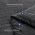 Sets 7 Set HYMOKEGE Full Size Comforter Seersucker Pieces, All Season Luxury Bed in a Bag for Bedroom, Bedding