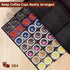 Countertop, Homsorout Coffee Bar Organizer - Coffee Station for Metal and Wood K Cup holder Storage Basket for Syrup