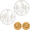 Set of 2 Forest Animal Cookie Cutters, Moose and Bear Designs, 2 Pieces - Bakerlogy