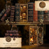Cuiwos 3D Book Nook Kit - (Classic Edition) - Nook Tales DIY Miniature Wooden Puzzle | Vintage Book Collection Room