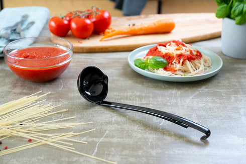 Soup and Sauce Ladle Set of 2, Durable Heat-Resistant Kitchen Utensils, Made in USA, Dishwasher Safe