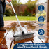 65" Yocada Stainless Steel Wire Scrub Brush with Long Handle Heavy Duty Outdoor Wire Metal Brush Scrubber Broom
