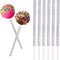 25 PCS Bling Cake Pop Paper Sticks - Glitter Rhinestone Lollipop Treat Sticks for Dessert Table Party