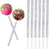 25 PCS Bling Cake Pop Paper Sticks - Glitter Rhinestone Lollipop Treat Sticks for Dessert Table Party