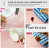 10Pcs Washable Refrigerator Liners, Fridge Shelf Mats, Pads for Home Kitchen Organization (Pink)