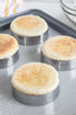 Fox Run Set of 4 English Muffin Ring Molds, Stainless Steel