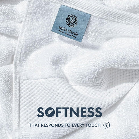 35x70 Inch 700 2 Pack White Classic Luxury Bath Sheets Towels for Adults Extra Large - GSM Turkish Cotton, Highly