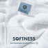 35x70 Inch 700 2 Pack White Classic Luxury Bath Sheets Towels for Adults Extra Large - GSM Turkish Cotton, Highly