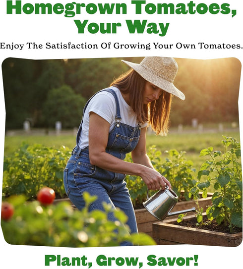 5 Sunset, Epic Gardening Tomato Lovers Seed Bundle - Juicy Varieties, Includes Brandywine, Chadwick Cherry & Tropical