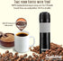 2in1 Travel French Press Coffee Maker, Portable 11.8 oz Tumbler for Ground Coffee & Tea Leaves, Iced Coffee Mug
