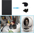 2 x Odor Control Activated Carbon Charcoal Replacement Filter Pad Sheet, 17.5"x 11.8" for Air Purifiers