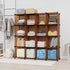 HOMIDEC 16-Cube Storage Organizer, Closet Shelf for Garment Racks, Kids Bookshelf (48.4 L x 12.2 W x 48.4 H)