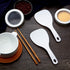 6 7.5 Inch, Boao Pcs Rice Paddle, Plastic Non Stick Rice Spoon Scooper Potato Server Spatula for Kitchen Restaurant