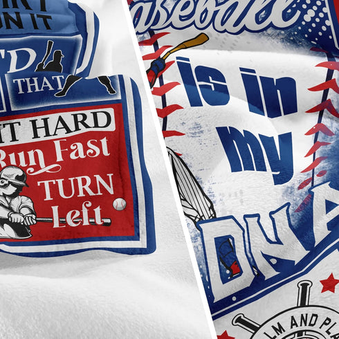 Baseball Gifts for Boys 8-12 - Coach Gifts & Gifts for Men - Baseball Player/Lover Blanket 50" x 60"