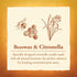 Candle by the Hour 80-Hour Citronella Candle Refill, Eco-friendly Beeswax, Yellow